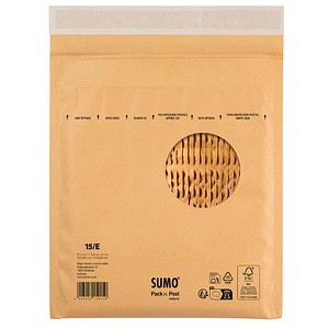 4003928013356 - 10 Polstertaschen SUMO® 1515 braun für DIN B5+