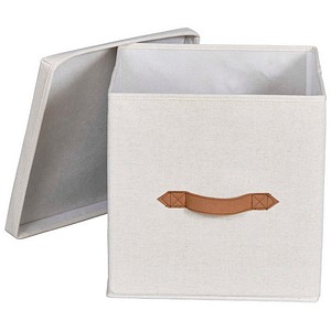 LOVE !T STORE !T Premium Aufbewahrungsbox beige 30,0 x 30,0 x 30,0 cm, 1 St.