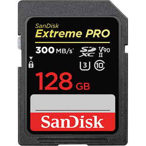 0619659186647 - SanDisk Extreme Pro - Flash-Speicherkarte - 128 GB - UHS-II U3   Class10 - 1733x 2000x - SDXC UHS-II