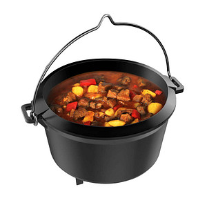 4011964082311 - Grilltopf TEPRO Dutch Oven S schwarz B30cm H23cm L25cm Töpfe 4 Liter