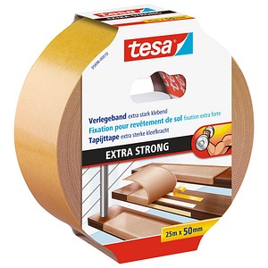 tesa 05696 doppelseitiges Klebeband 50,0 mm x 25,0 m, 1 Rolle