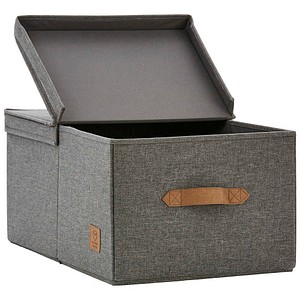 LOVE !T STORE !T Premium Aufbewahrungsbox grau 47,0 x 30,0 x 22,0 cm, 1 St.
