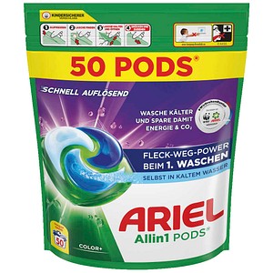 ARIEL COLOR+ Allin1 PODS Waschmittel Caps, 50 St.
