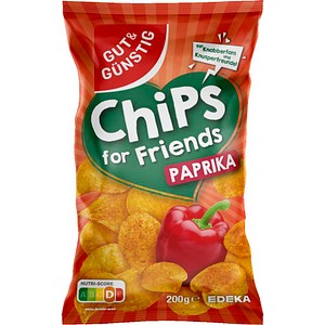 GUT&GÜNSTIG PAPRIKA Chips 200,0 g, 1 St.