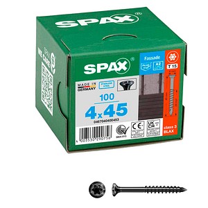 4003530290756 - Fassadenschrauben T15 Linsensenkkopf BLAX 0467040400453 4 mm x 45 mm 100 St 4003530290756 - Fassadenschrauben T15 Linsensenkkopf BLAX 0467040400453 4 mm x 45 mm 100 St