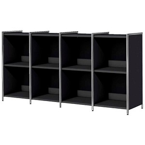 Kerkmann Sidebaord Artline BxTxH 236x38x78cm als Fächerregal anthrazit