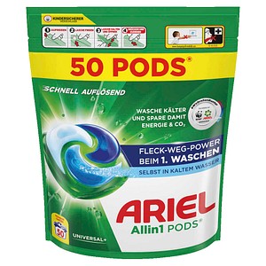 ARIEL UNIVERSAL+ Allin1 PODS Waschmittel Caps, 50 St.