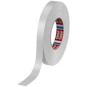 4005800224164 - Premium Gewebeband (Klebeband) wasserfestes Panzertape 19mm x 50 Meter weiß - Tesa