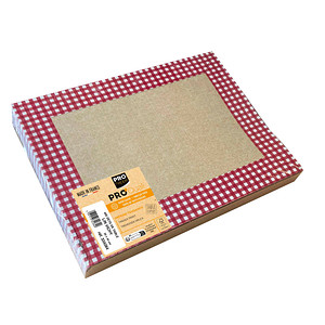 400 PROnappe Platzsets Leinen Vichy mehrfarbig 30,0 x 40,0 cm