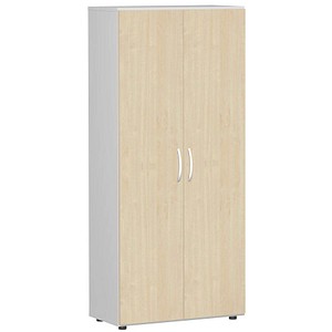 4038933486420 - Aktenschrank Flex S-385100-AL lichtgrau ahorn 4 Fachböden 800 x 420 x 1808 cm 4038933486420 - Aktenschrank Flex S-385100-AL lichtgrau ahorn 4 Fachböden 800 x 420 x 1808 cm
