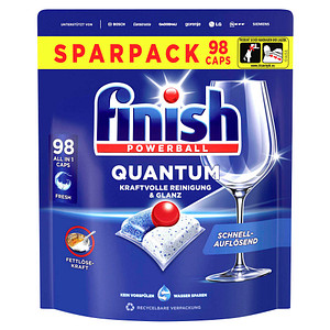 4251758427441 - POWERBALL QUANTUM ALL IN 1 Spülmaschinentabs 4251758427441 Calgonit finish 98 Stück 4251758427441 - POWERBALL QUANTUM ALL IN 1 Spülmaschinentabs 4251758427441 Calgonit finish 98 Stück