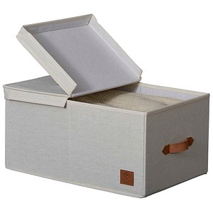 LOVE !T STORE !T Premium Aufbewahrungsbox beige 47,0 x 30,0 x 22,0 cm, 1 St.