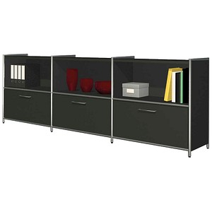Kerkmann Sideboard Lago, 13799313 anthrazit 236,0 x 38,0 x 78,0 cm, 1 St.