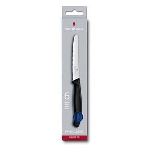 7611160145291 - 6 VICTORINOX Gemüsemesser Swiss Classic silber glänzend poliert 7611160145291 VICTORINOX 6 Stück 7611160145291 - 6 VICTORINOX Gemüsemesser Swiss Classic silber glänzend poliert 7611160145291 VICTORINOX 6 Stück