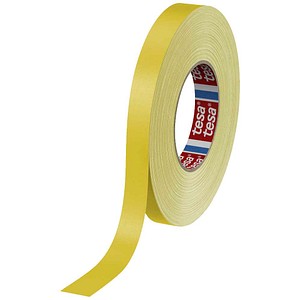 4005800224270 - Premium Gewebeband (Klebeband) wasserfestes Panzertape 19mm x 50 Meter gelb - Tesa