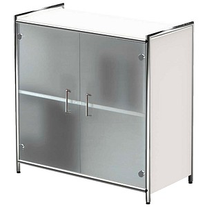 4044917429437 - Sideboard Lago 13799510 weißglas 800 x 380 x 780 cm 1 St