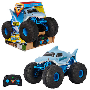 0778988136515 - Monster Jam Megalodon Storm ferngesteuertes Amphibienfahrzeug in Hai-Optik Land und Wasser Maßstab 115 mehrfarbig Kinder 0778988136515 - Monster Jam Megalodon Storm ferngesteuertes Amphibienfahrzeug in Hai-Optik Land und Wasser Maßstab 115 mehrfarbig Kinder