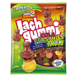 nimm2® Lachgummi Cola Flaschies Sauer Limited Edition Fruchtgummi 200,0 g