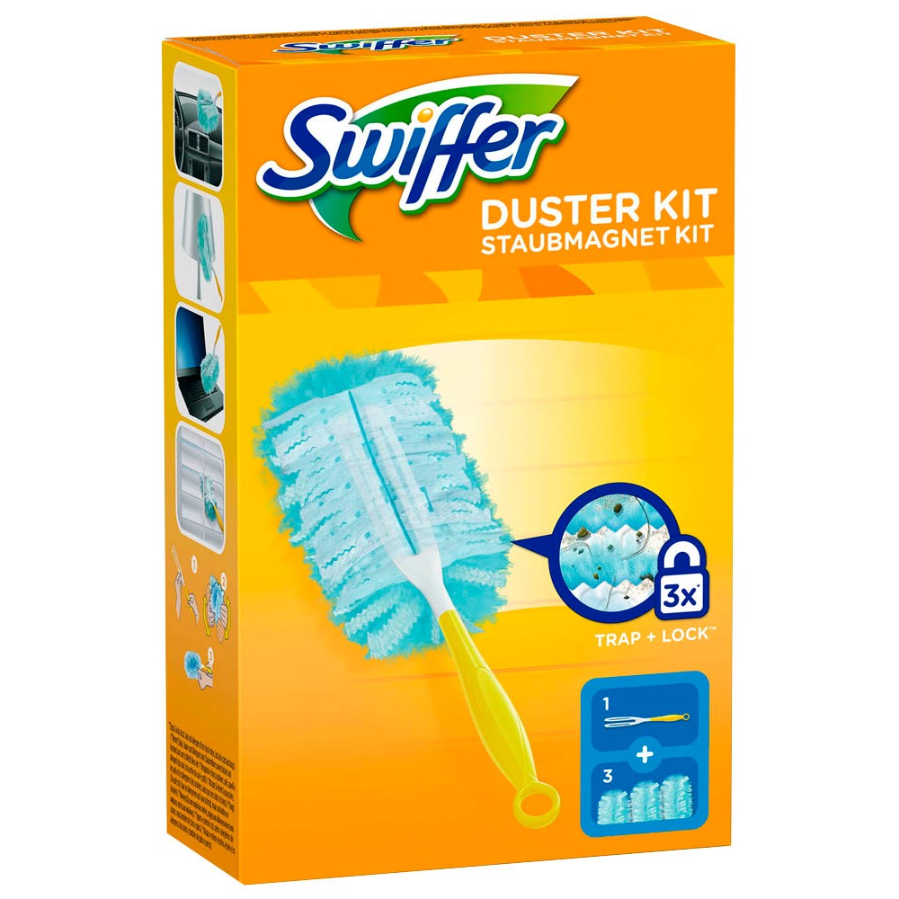 Swiffer DUSTER STAUBMAGNET KIT Staubfangtücher Mikrofaser, 1 Set