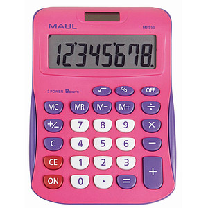 MAUL MJ 550 Tischrechner pink