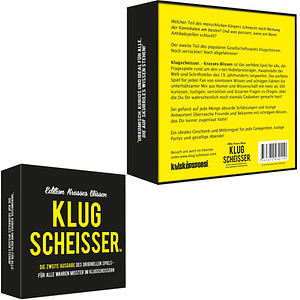 7331672430110 - Klugscheisser 2 Black Edition Kartenspiel 7331672430110 kylskapspoesi