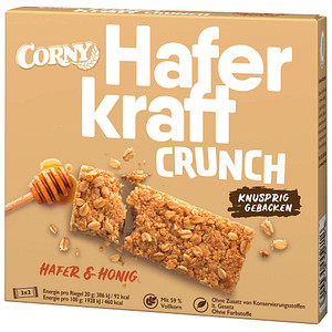 4011800530013 - Müsliriegel CRUNCH Hafer & Honig von Corny 6x20g