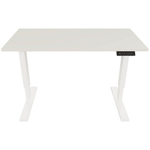 5020073990393 - E-StarterTech elektrisch höhenverstellbarer Schreibtisch lichtgrau rechteckig T-Fuß-Gestell weiß 1400 x 800 cm 5020073990393 5020073990393 - E-StarterTech elektrisch höhenverstellbarer Schreibtisch lichtgrau rechteckig T-Fuß-Gestell weiß 1400 x 800 cm 5020073990393