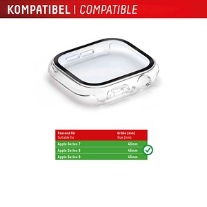 4028778125639 - Smartwatch Glass All-in-One Schutz-Set für Smartwatch