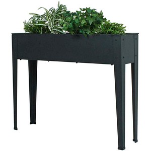 Garden Pleasure Hochbeet BEDELIA Metall anthrazit rechteckig 102,0 x 27,0 x 80,0 cm, 1 St.