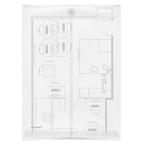 10 FolderSys Dokumententaschen DIN A4 transparent glatt 0,20 mm