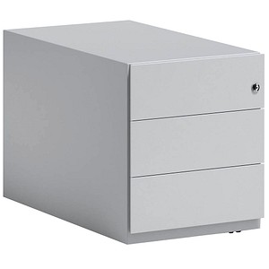 5020073710397 - Rollcontainer Note mit seitlicher Griffleiste und drei Universalschubladen à Höhe 150 mm 495 x 420 x 775 mm Lichtgrau 5020073710397 - Rollcontainer Note mit seitlicher Griffleiste und drei Universalschubladen à Höhe 150 mm 495 x 420 x 775 mm Lichtgrau