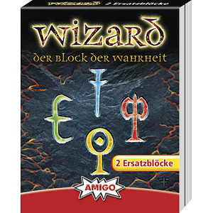 4007396069020 - Wizard - der Block der Wahrheit 2 Ersatzblöcke (Spiel-Zubehör)