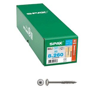 4003530257438 - Holzbauschrauben T40 Tellerkopf Edelstahl A2 0257000802605 8 mm x 260 mm 4003530257438 50 Stück 4003530257438 - Holzbauschrauben T40 Tellerkopf Edelstahl A2 0257000802605 8 mm x 260 mm 4003530257438 50 Stück