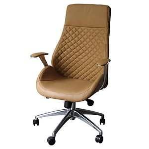 4061815507067 - Bürostuhl Pantera high 212601 Kunstleder beige Gestell chrom