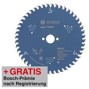 3165140795906 - AKTION BOSCH EXPERT for Wood Kreissägeblatt 1650 mm 48 Zähne mit Prämie nach Registrierung 3165140795906 - AKTION BOSCH EXPERT for Wood Kreissägeblatt 1650 mm 48 Zähne mit Prämie nach Registrierung