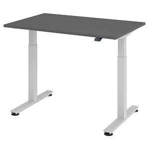 4032062322727 - Schreibtisch VXMST12 G S elektrisch höhenverstellbar 71-120cm (H) 120x80cm (BxT) rechteckig graphit   silber 4032062322727 
