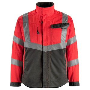 5711074273843 - unisex Warnjacke Oxford rot Größe 2XL 5711074273843 MASCOT