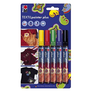 4007751515728 - Stoffmalstift 01180 000 00080 gelb rot blau grün schwarz 3 mm 5er-Set 4007751515728 5 Stück 4007751515728 - Stoffmalstift 01180 000 00080 gelb rot blau grün schwarz 3 mm 5er-Set 4007751515728 5 Stück