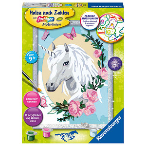 4005556287635 - Ravensburger Malen nach Zahlen 28763 - Einhorntraum - Kinder ab 9 Jahren