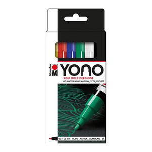 4007751848659 - YONO Acrylstifte-Set farbsortiert 05 - 15 mm 4007751848659 6 Stück