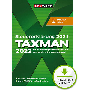 9783648152645 - LEXWARE TAXMAN Selbstständige 2022 (für das Steuerjahr 2021) Software Vollversion (Download-Link)