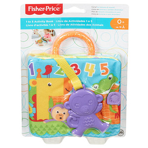 0887961506334 - Fisher-Price Kleines Spielbuch weiches Baby Buch mehrfarbig