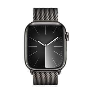 0195949026126 - Smartwatch APPLE Watch Series 9 GPS + Cellular Stainless Steel 45mm One-Size Smartwatches grau (graphite) Milanese Loop Bestseller
