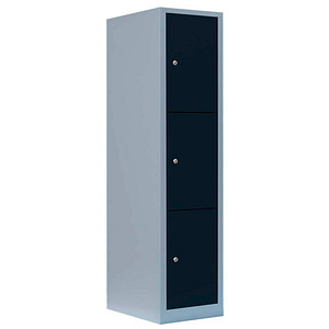 4061815519039 - Schließfachschrank anthrazit lichtgrau 523318 3 Schließfächer 415 x 500 x 1800 cm 4061815519039 LÜLLMANN