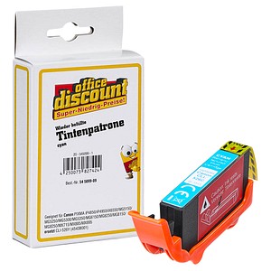 office discount  cyan Druckerpatrone kompatibel zu Canon CLI-526 C