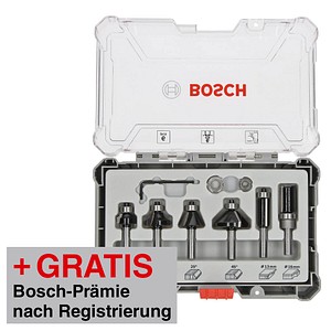 3165140957991 - AKTION BOSCH Fräser-Set 6-teilig mit Prämie nach Registrierung 3165140957991 - AKTION BOSCH Fräser-Set 6-teilig mit Prämie nach Registrierung