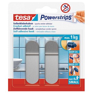 tesa Small Klebehaken für max. 1,0 kg, 1,4 x 3,4 cm, 2 St.