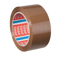 tesa Klebeband Braun, 18 Rollen Paketband 66 m x 50 mm