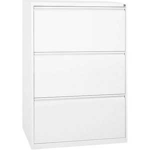 4260090177617 - Hängeregistraturschrank verkehrsweiß 3 Schubladen 760 x 620 x 1010 cm