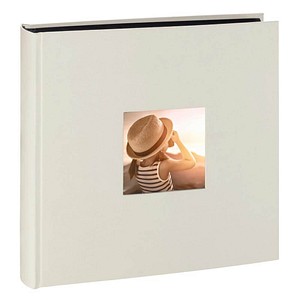 hama Fotoalbum Fine neutral 30,0 x 30,0 cm, 100 schwarze Seiten | office